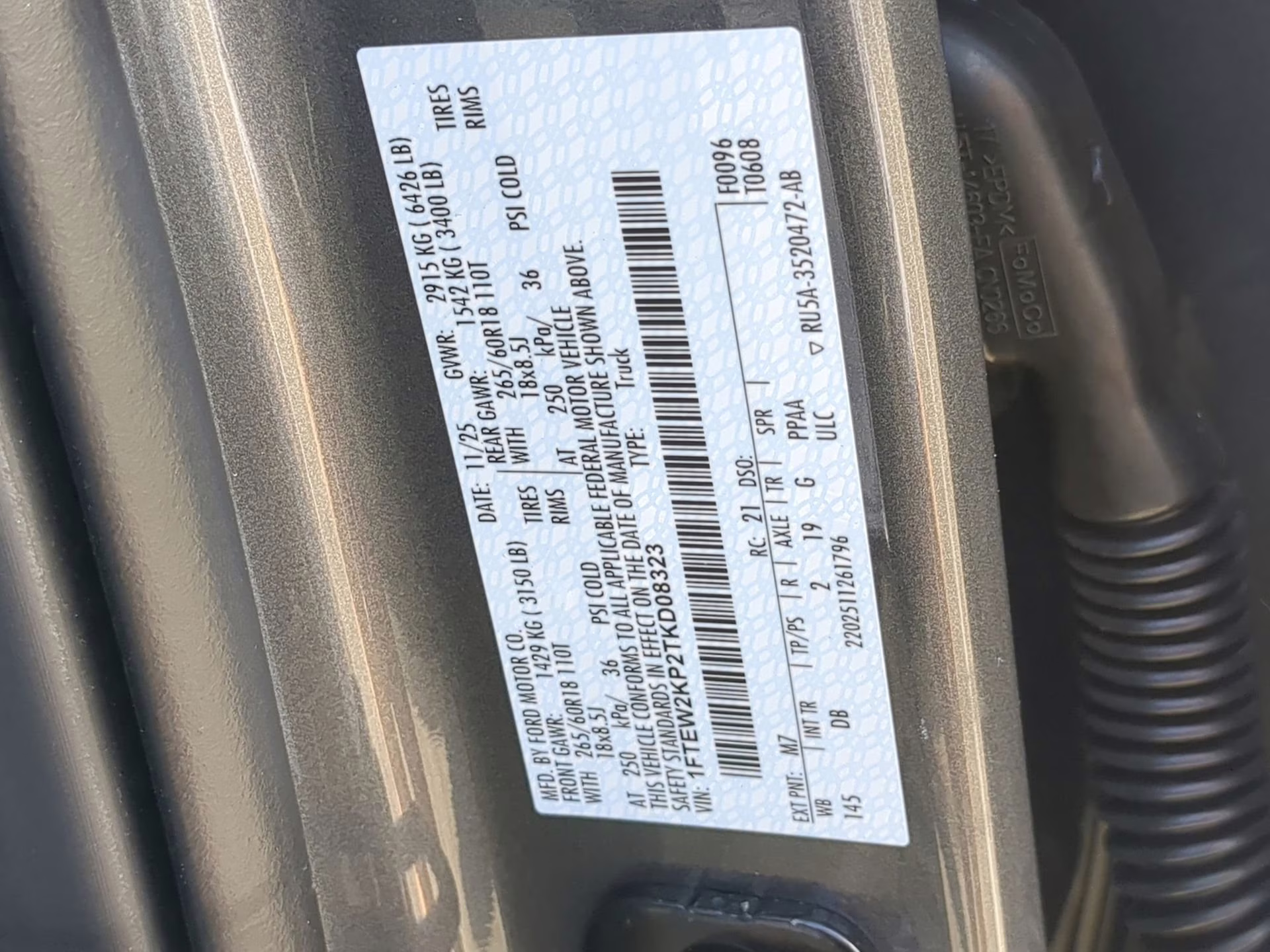 2026 Carbonized Gray Metallic Ford F-150 STX Crew Cab Pickup RWD Truck