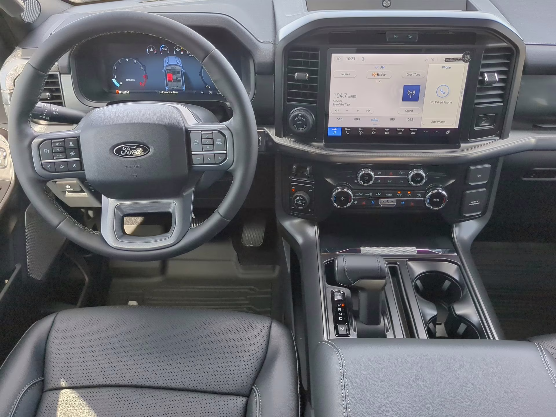 2026 Star White Metallic Tri-Coat Ford F-150 LARIAT Crew Cab Pickup 4X4 Truck