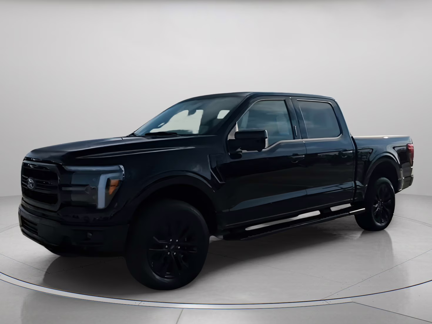 2026 Agate Black Metallic Ford F-150 LARIAT Crew Cab Pickup 4X4 Truck