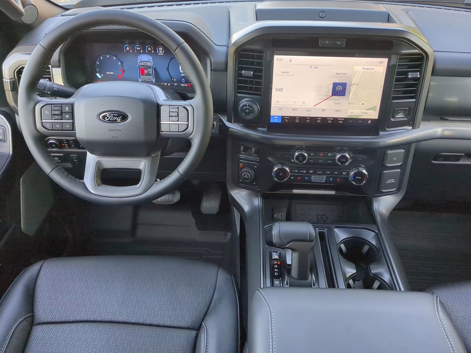 2026 Antimatter Blue Metallic Ford F-150 LARIAT Crew Cab Pickup 4X4 Truck