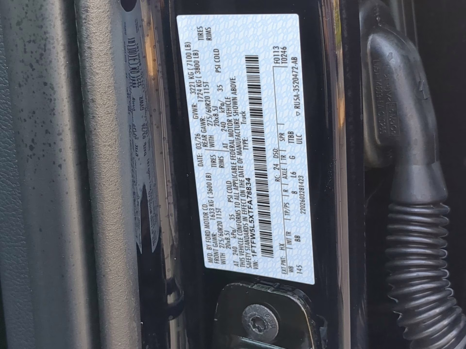 2026 Antimatter Blue Metallic Ford F-150 LARIAT Crew Cab Pickup 4X4 Truck