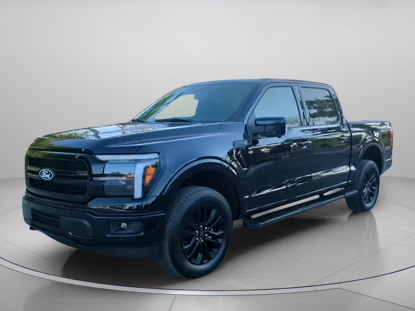 2026 Antimatter Blue Metallic Ford F-150 LARIAT Crew Cab Pickup 4X4 Truck