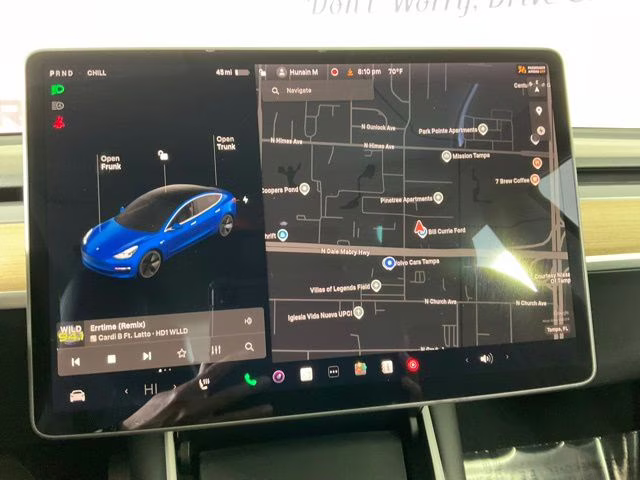 2020 Deep Blue Metallic Tesla Model 3 Standard RWD Sedan