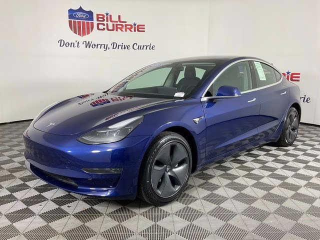 2020 Deep Blue Metallic Tesla Model 3 Standard RWD Sedan