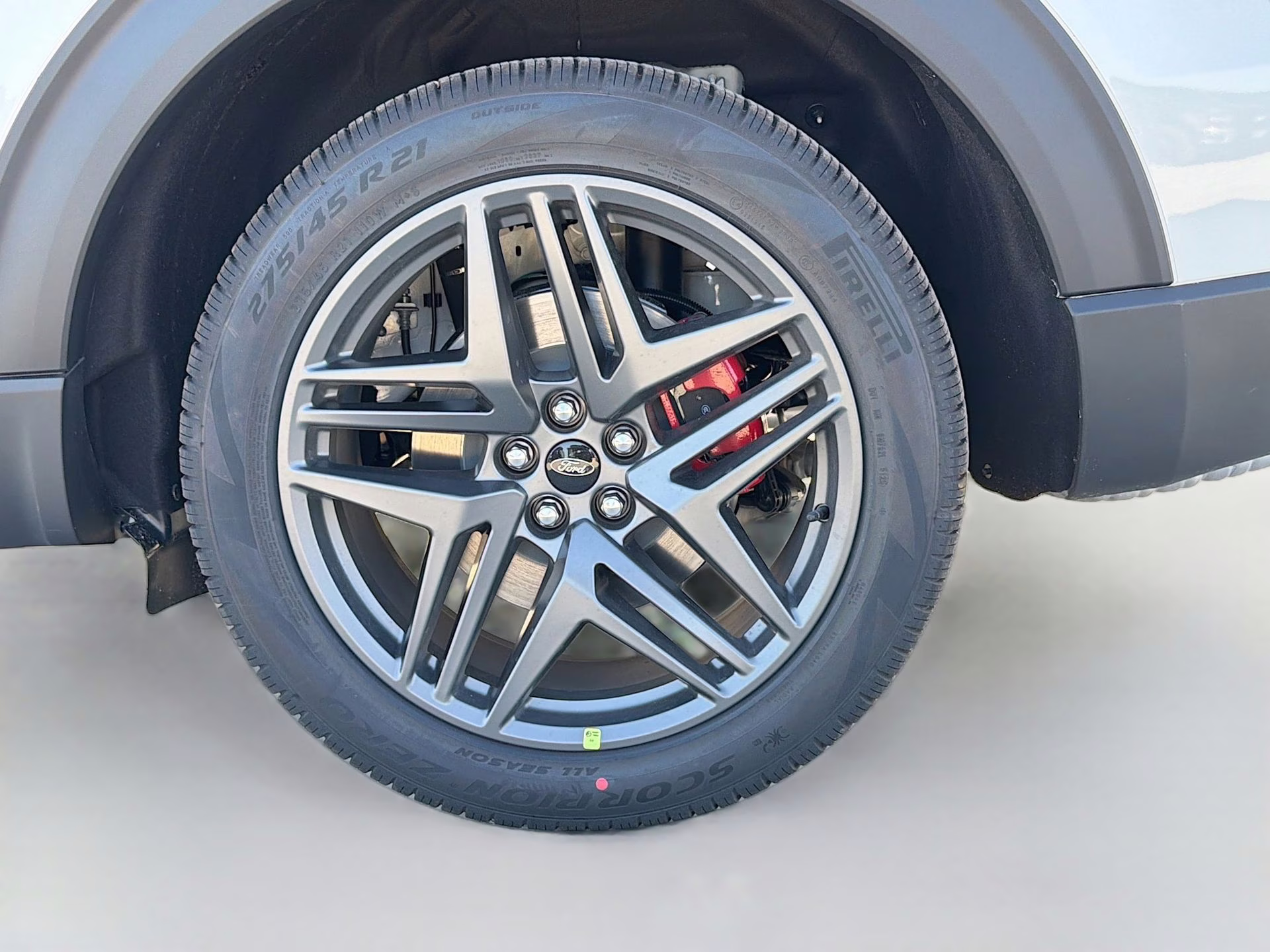 2026 Star White Metallic Tri-Coat Ford Explorer ST 4X4 SUV