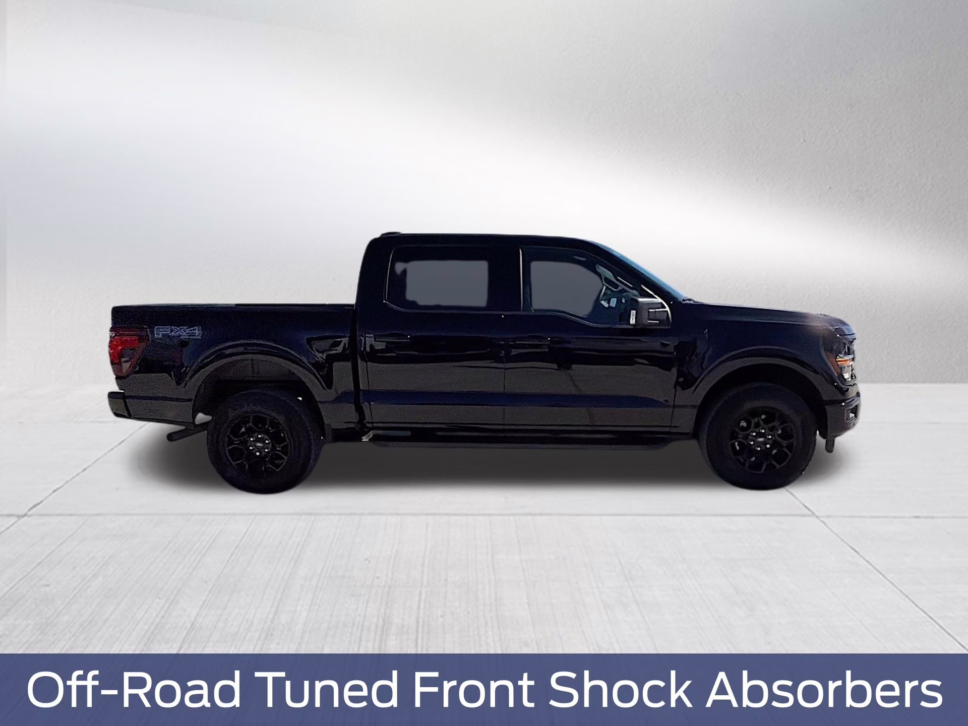 2025 Black Metallic Ford F-150 XLT 4X4 Truck