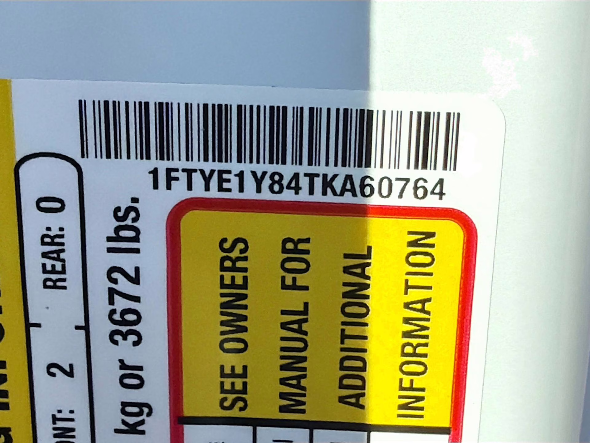 2026 Oxford White Ford Transit-150 Base RWD Van