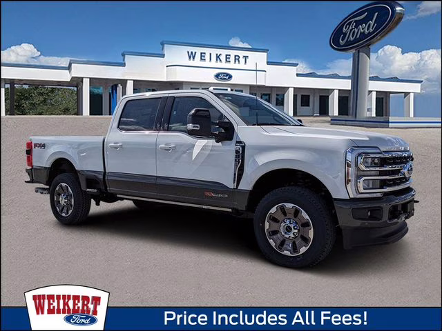 2026 Star White Metallic Tri-Coat Ford Super Duty F-250 SRW King Ranch 4X4 Truck