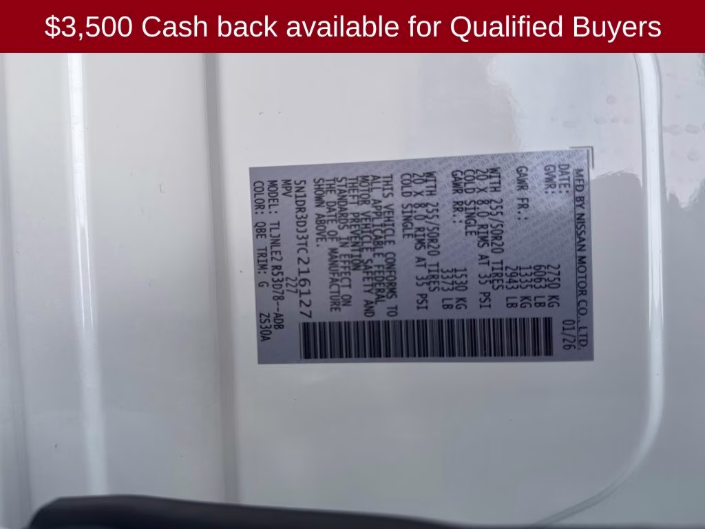 2026 Everest White Pearl Tricoat Nissan Pathfinder Platinum 4X4 SUV
