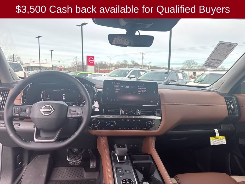 2026 Boulder Gray/Super Black Nissan Pathfinder Platinum 4X4 SUV