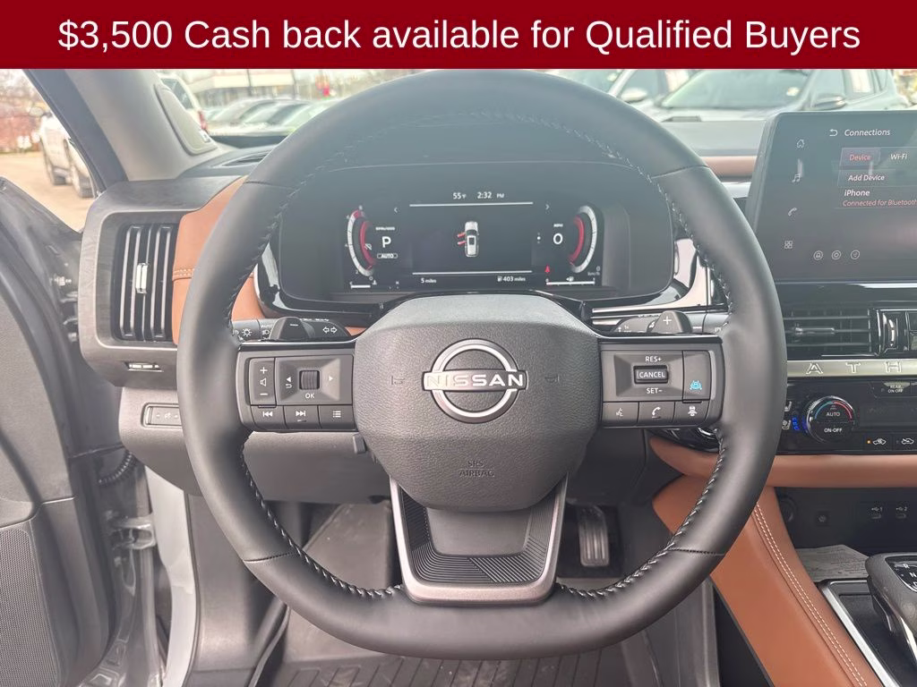 2026 Boulder Gray/Super Black Nissan Pathfinder Platinum 4X4 SUV
