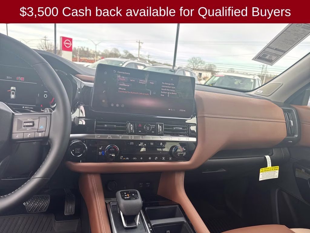 2026 Boulder Gray/Super Black Nissan Pathfinder Platinum 4X4 SUV