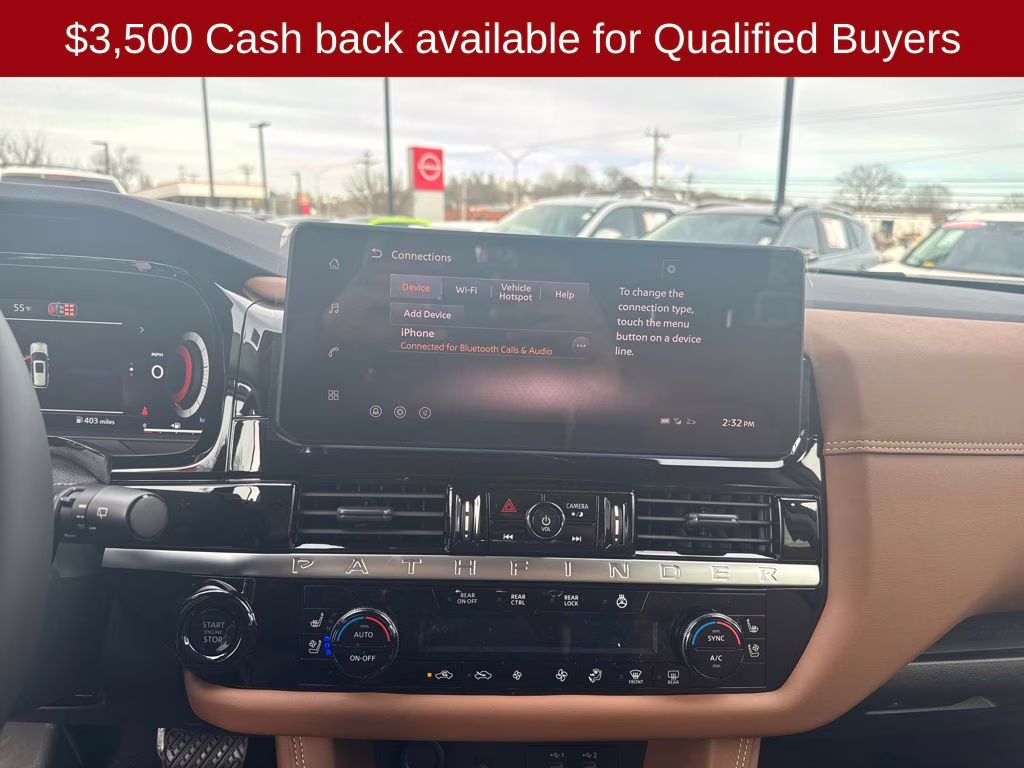 2026 Boulder Gray/Super Black Nissan Pathfinder Platinum 4X4 SUV