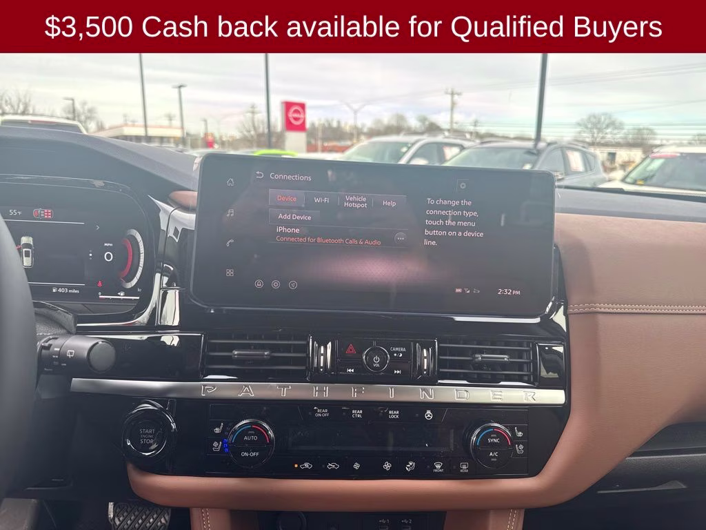 2026 Boulder Gray/Super Black Nissan Pathfinder Platinum 4X4 SUV