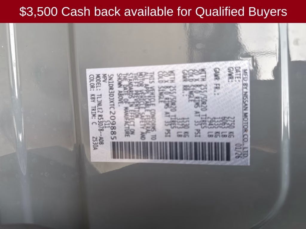 2026 Boulder Gray/Super Black Nissan Pathfinder Platinum 4X4 SUV