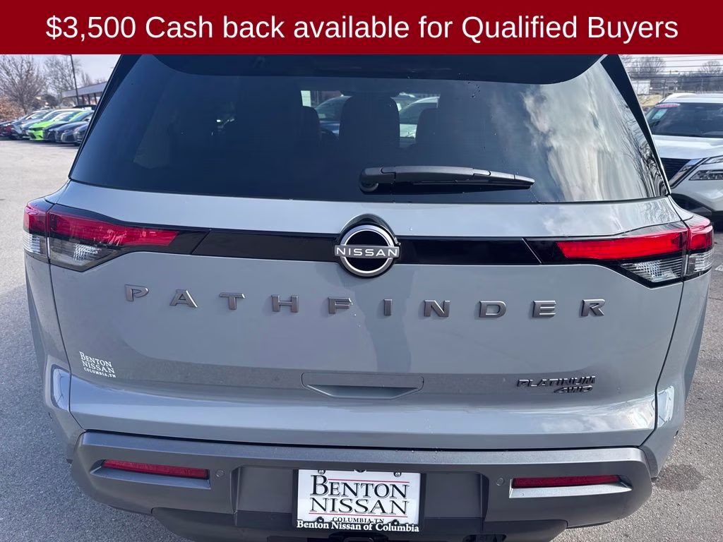 2026 Boulder Gray Pearl Nissan Pathfinder Platinum 4X4 SUV
