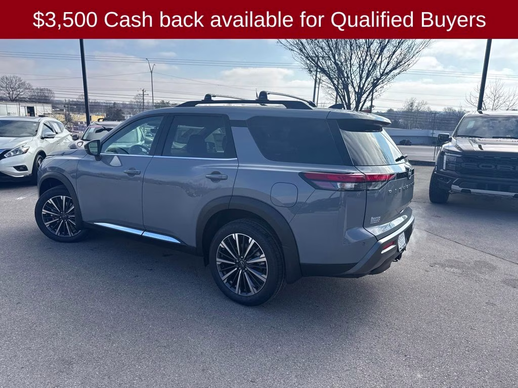 2026 Boulder Gray Pearl Nissan Pathfinder Platinum 4X4 SUV