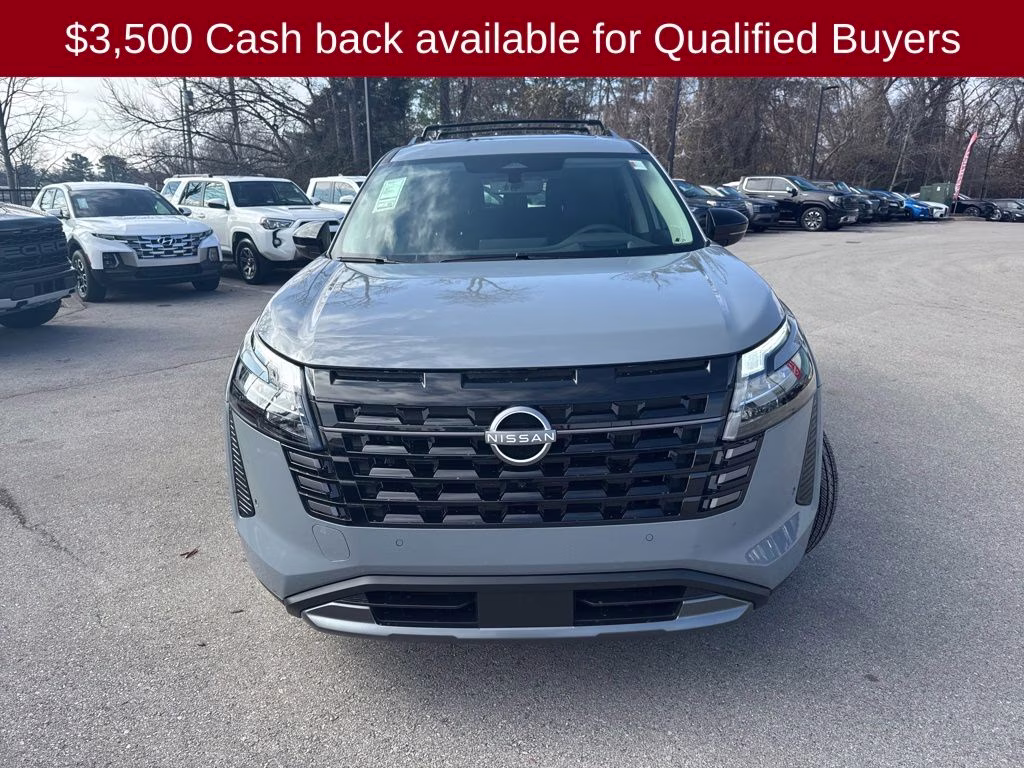 2026 Boulder Gray Pearl Nissan Pathfinder Platinum 4X4 SUV