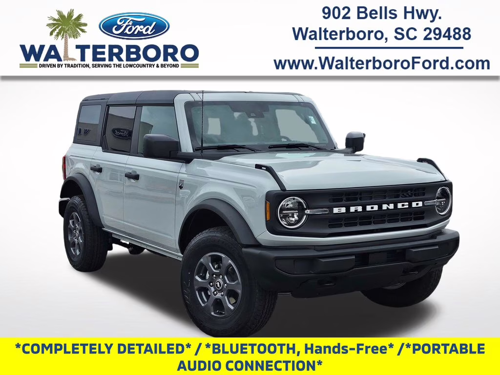 2026 Avalanche Gray Ford Bronco Big Bend 4X4 SUV