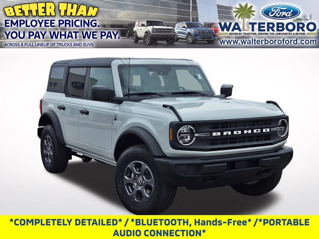 2026 Avalanche Gray Ford Bronco Big Bend 4X4 SUV
