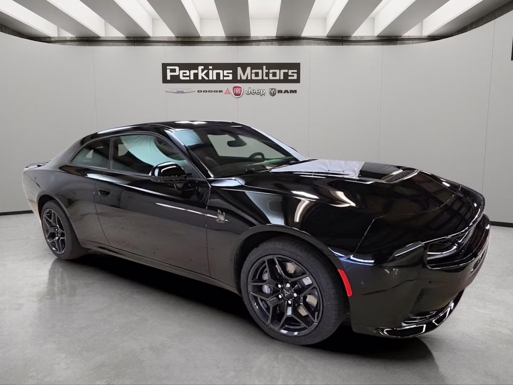 2026 Diamond Black Crystal Pearlcoat Dodge Charger R/T Scat Pack AWD Coupe