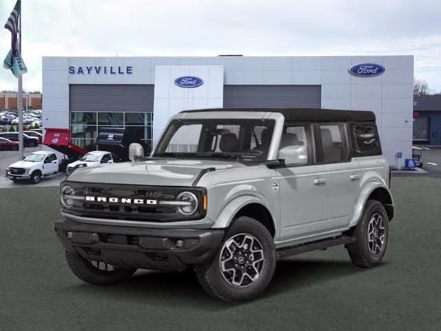 2026 Avalanche Gray Ford Bronco Outer Banks 4 Door 4x4 4X4 SUV