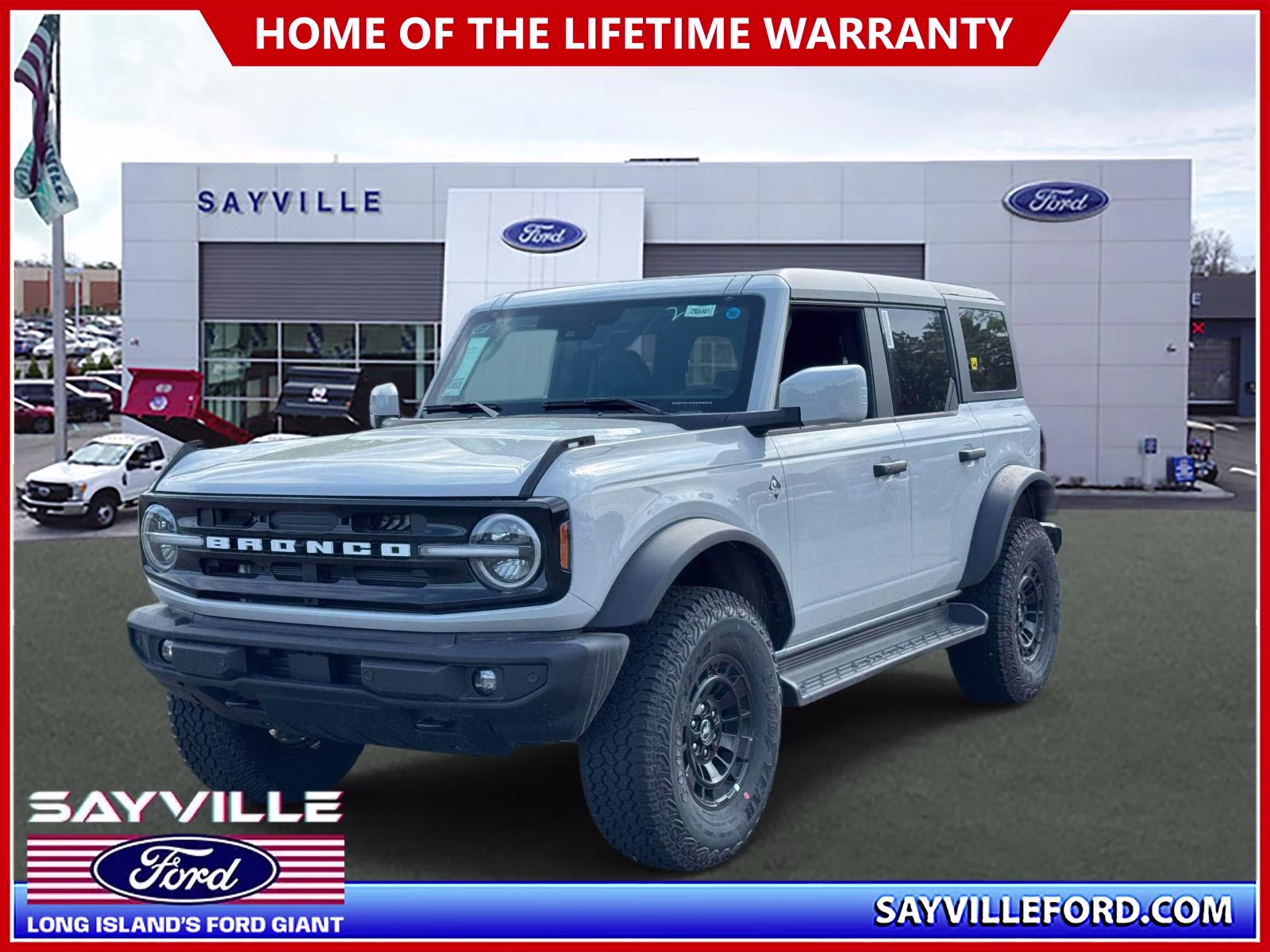 2026 Avalanche Gray Ford Bronco Outer Banks 4 Door 4x4 4X4 SUV