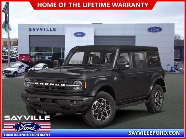 2026 Shadow Black Ford Bronco Outer Banks 4 Door 4x4 4X4 SUV