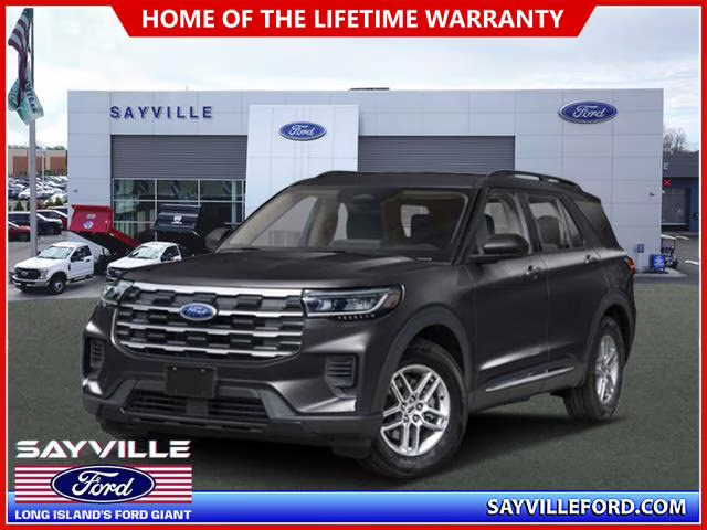 2026 Agate Black Metallic Ford Explorer Active w/200A Pkg 4WD 4X4 SUV