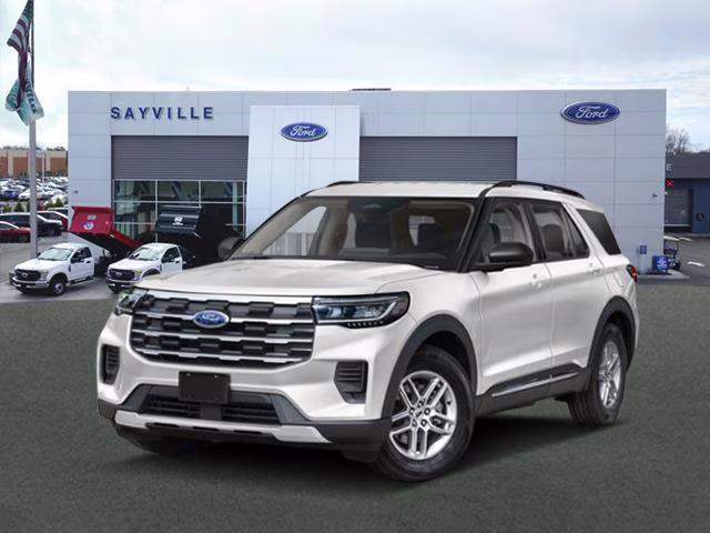2026 Space White Metallic Ford Explorer Active w/100A Pkg 4WD 4X4 SUV