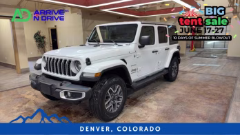 2024 White Jeep Wrangler 4 Door Sahara Sport Utility 4D 4X4