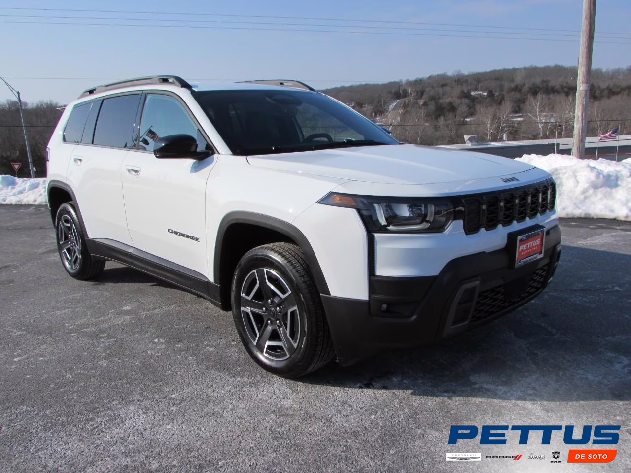 2026 Bright White Clearcoat Jeep Cherokee Limited 4X4 SUV