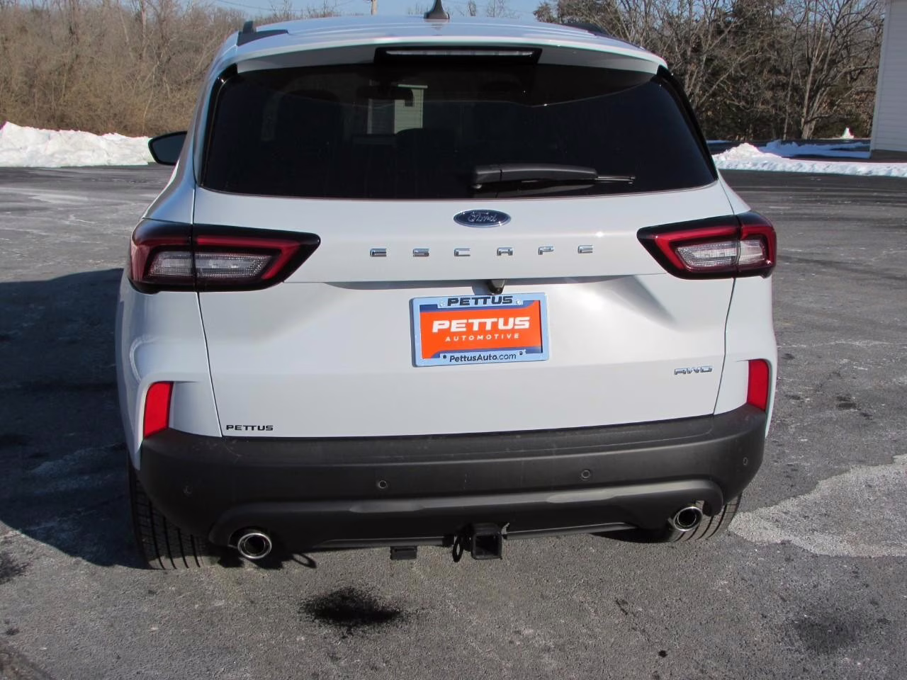 2026 Star White Metallic Tri-Coat Ford Escape ST-Line Select AWD SUV