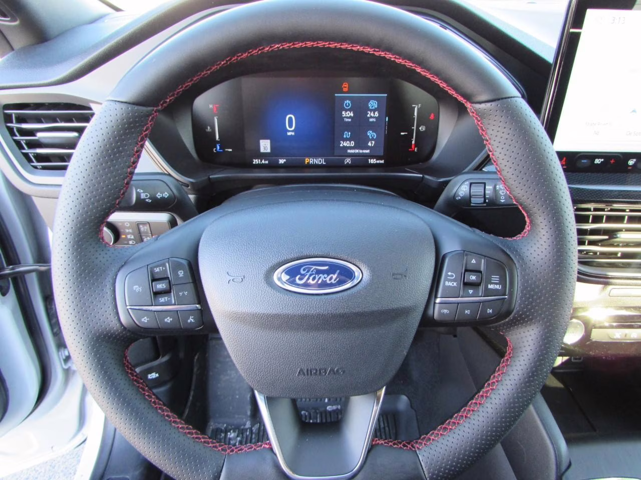 2026 Star White Metallic Tri-Coat Ford Escape ST-Line Select AWD SUV