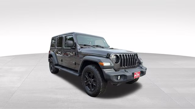 2021 Granite Crystal Metallic Clearcoat Jeep Wrangler Unlimited Sport Altitude 4X4 SUV