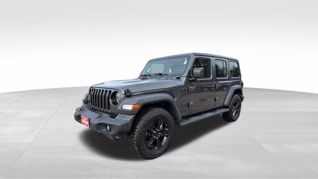 2021 Granite Crystal Metallic Clearcoat Jeep Wrangler Unlimited Sport Altitude 4X4 SUV