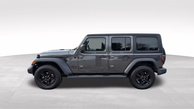 2021 Granite Crystal Metallic Clearcoat Jeep Wrangler Unlimited Sport Altitude 4X4 SUV