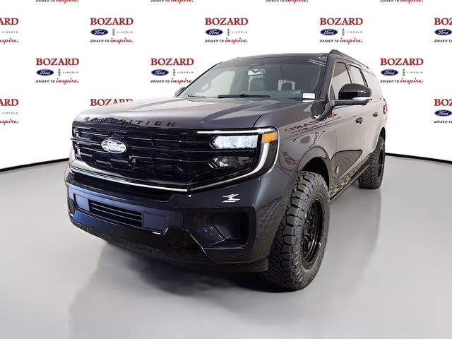 2026 Dark Matter Gray Metallic Ford Expedition Max Platinum Bozard Built 4X4 SUV