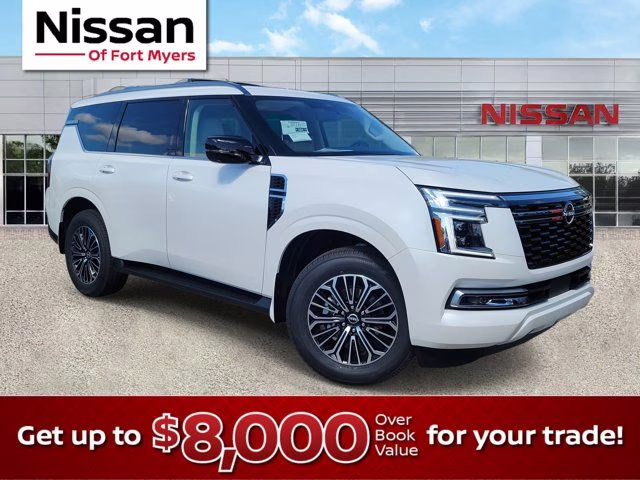 2026 Aspen White Tricoat Nissan Armada Platinum RWD SUV