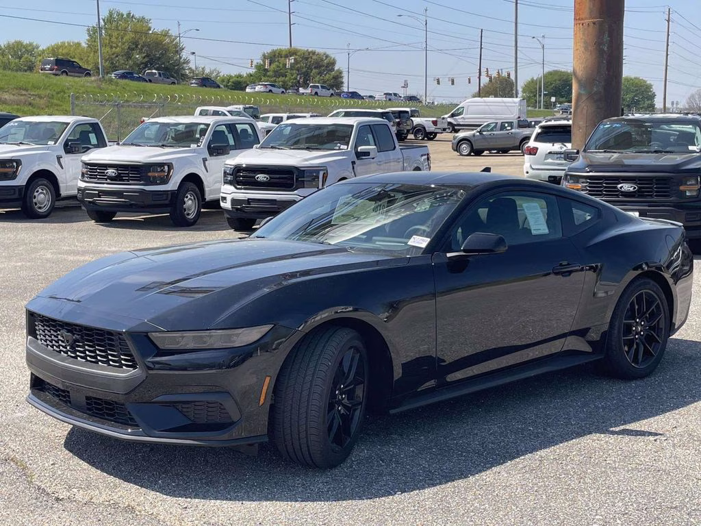 2026 Shadow Black Ford Mustang EcoBoost RWD Coupe