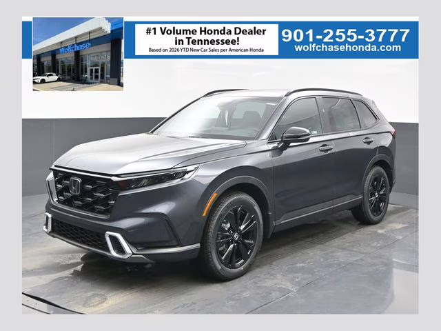 2026 Meteorite Gray Metallic Honda CR-V Hybrid Sport Touring AWD SUV