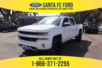 2016 Summit White Chevrolet Silverado 1500 LT 4X4 Truck