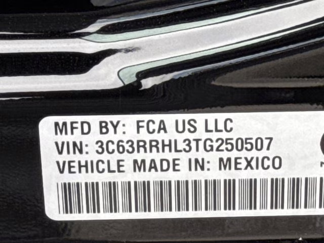 2026 Diamond Black Crystal Pearlcoat Ram 3500 Big Horn 4X4 Truck