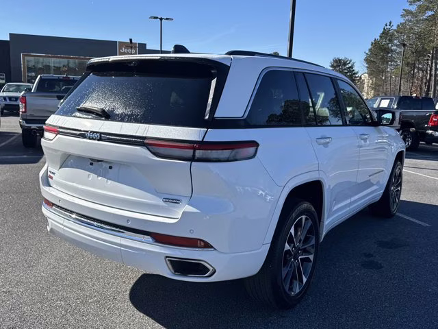 2023 Bright White Clearcoat Jeep Grand Cherokee 4xe Overland 4X4 SUV