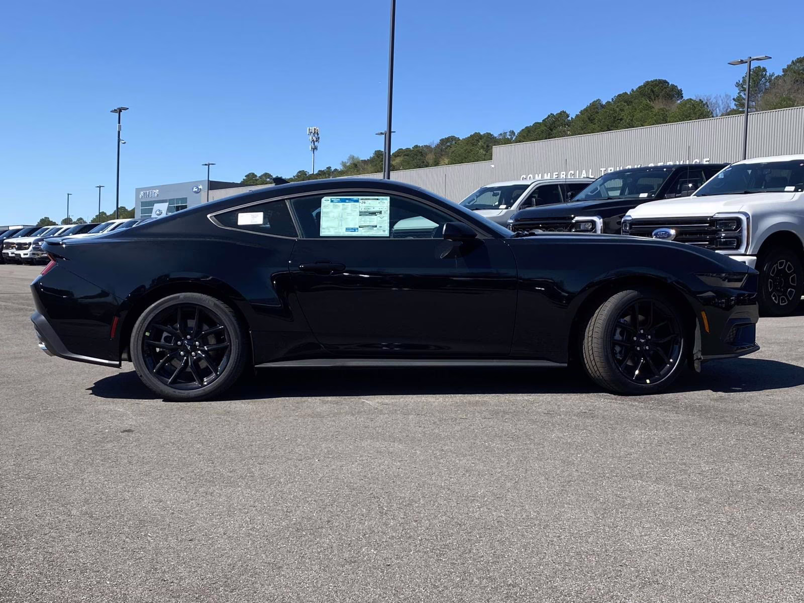 2026 Shadow Black Ford Mustang EcoBoost RWD Coupe
