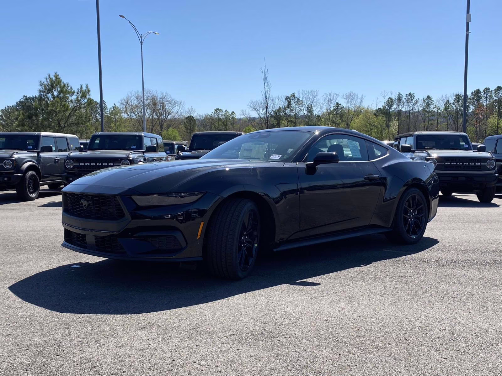 2026 Shadow Black Ford Mustang EcoBoost RWD Coupe