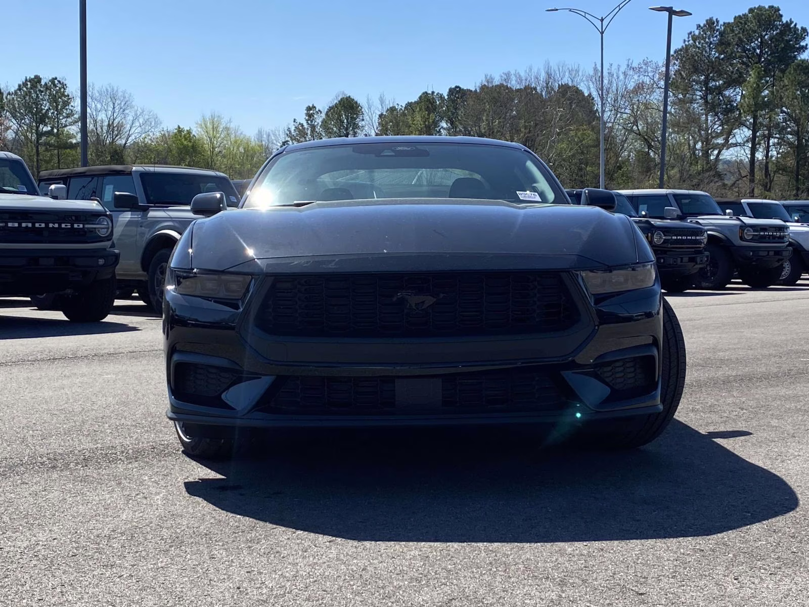 2026 Shadow Black Ford Mustang EcoBoost RWD Coupe