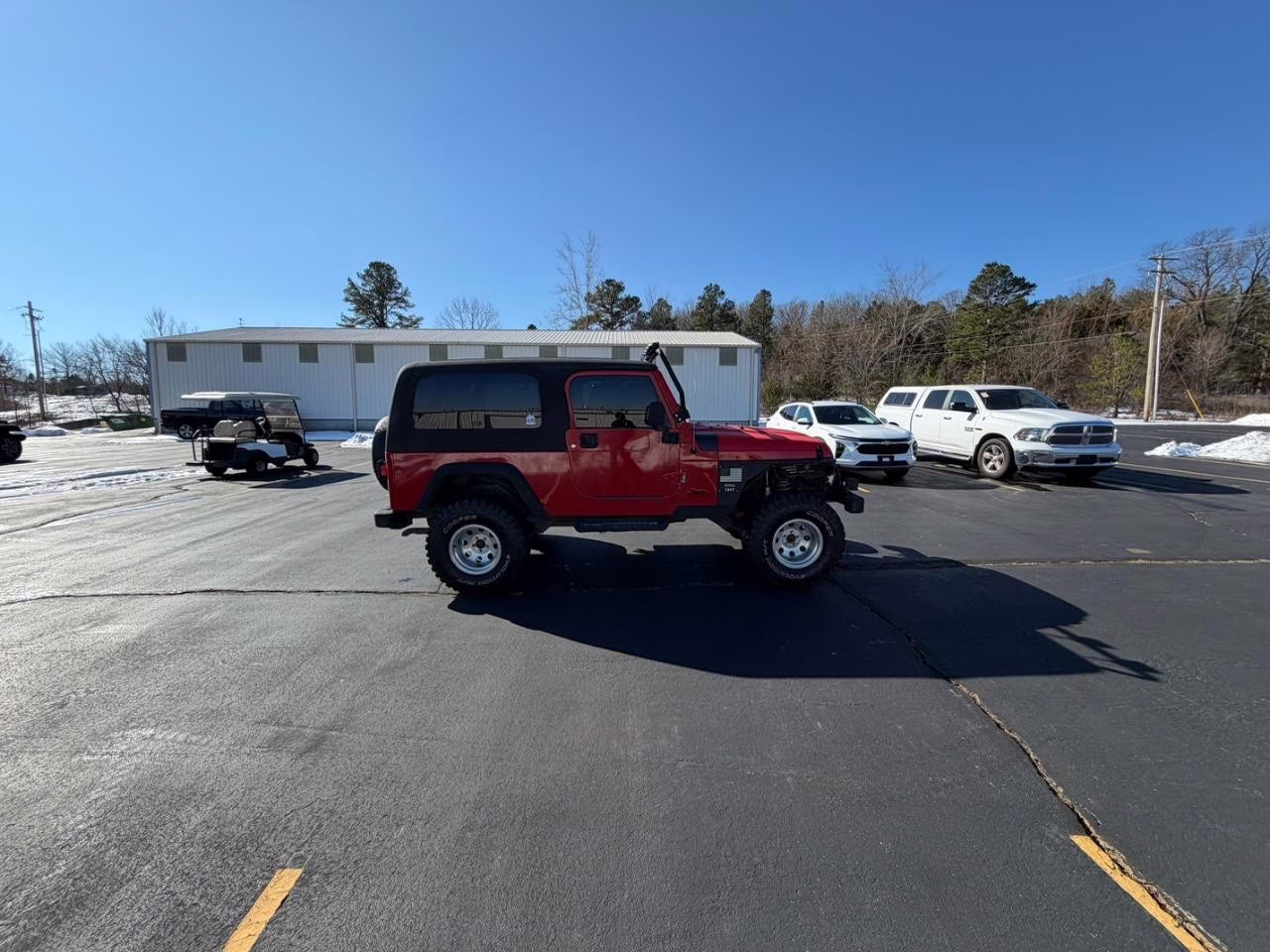 2004 Flame Red Jeep Wrangler Unlimited 4X4 SUV