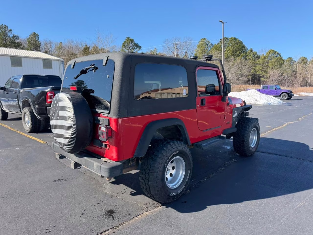 2004 Flame Red Jeep Wrangler Unlimited 4X4 SUV