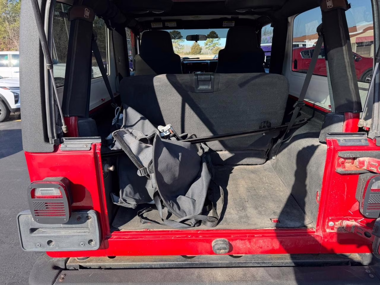 2004 Flame Red Jeep Wrangler Unlimited 4X4 SUV